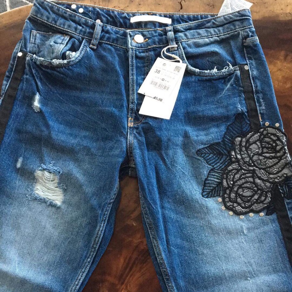 ZARA denim “cigarrette”